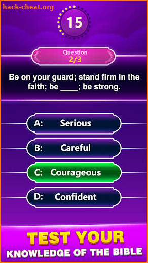 Bible Trivia - Word Quiz Game screenshot