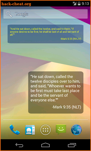 Bible Verse of the Day Widget screenshot
