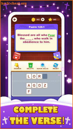 Bible Verse Puzzle screenshot