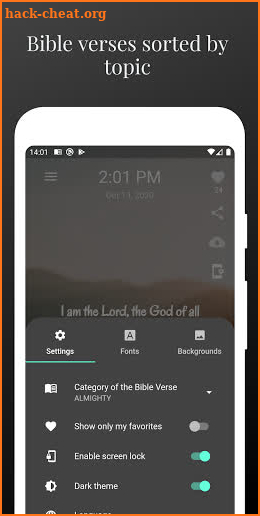 Bible Verses - HD Wallpapers with Biblical Quotes screenshot