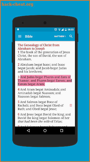 Bible with EGW Comments screenshot