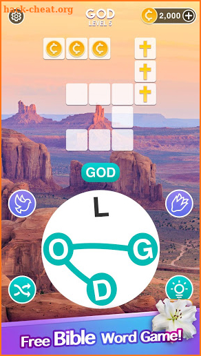 Bible Word Cross - Daily Verse screenshot