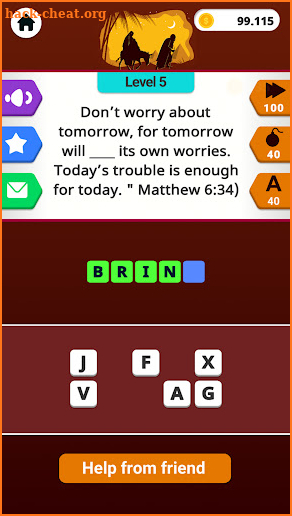 Bible Word Search Puzzles Game screenshot