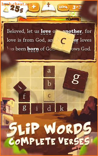 Bible Words - Verse Collect Word Stacks Game screenshot