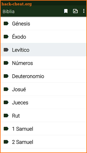 Biblia de estudio español screenshot