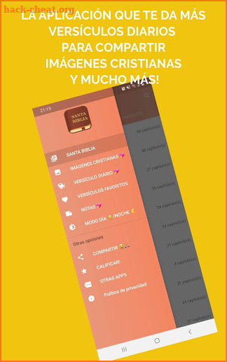 Biblia en español screenshot
