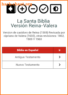Biblia en Español Reina Valera screenshot