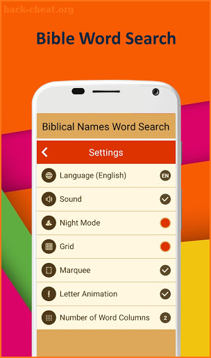Biblical Names – Word Search screenshot