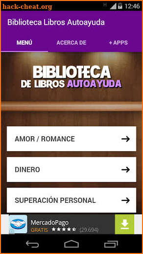 Biblioteca Libros Autoayuda screenshot