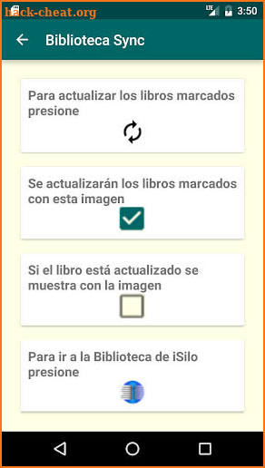 Biblioteca Sync screenshot