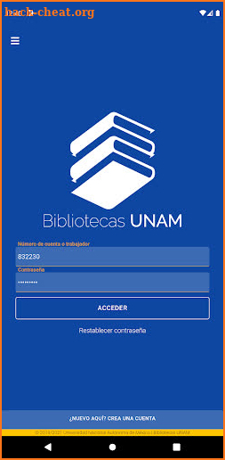 Bibliotecas UNAM screenshot