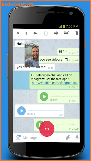 Bibo Messenger Secret - Call Free SMS Free Texting screenshot
