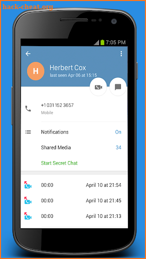 Bibo Messenger Secret - Call Free SMS Free Texting screenshot