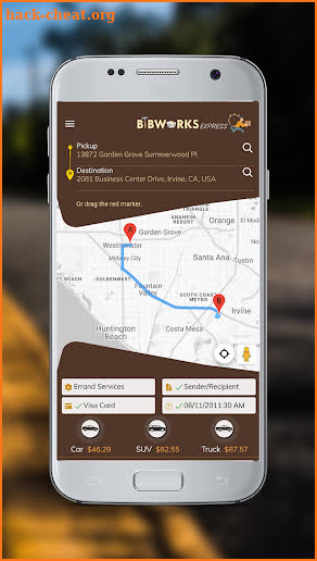 BiBWorks Express - Driver screenshot
