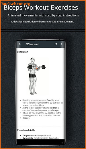 Biceps Workout Exercises screenshot