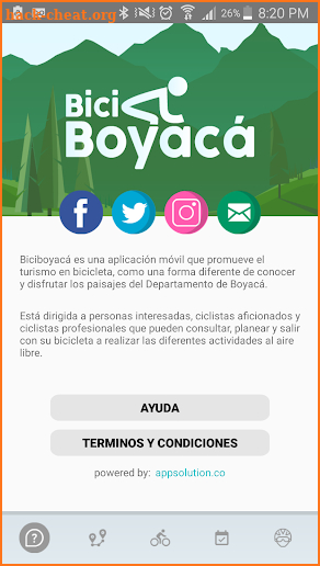 BiciBoyacá screenshot