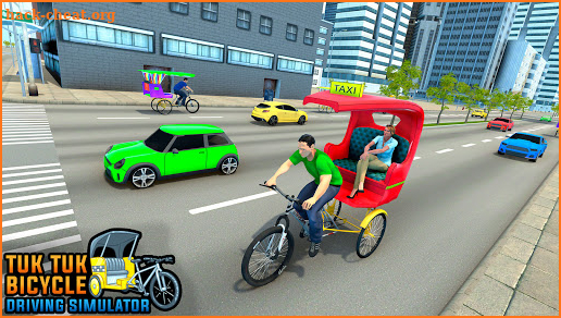 Bicycle Tuk Tuk Auto Rickshaw screenshot