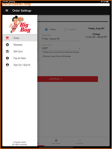 Big Boy Restaurants screenshot