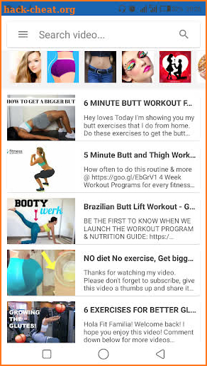 Big Buttocks Exercise - Hips, Legs & Butt Workout screenshot