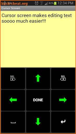 Big Buttons Keyboard Demo screenshot