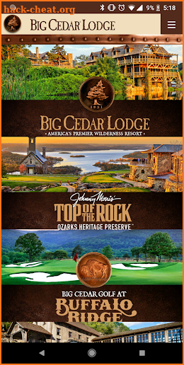 Big Cedar Lodge screenshot
