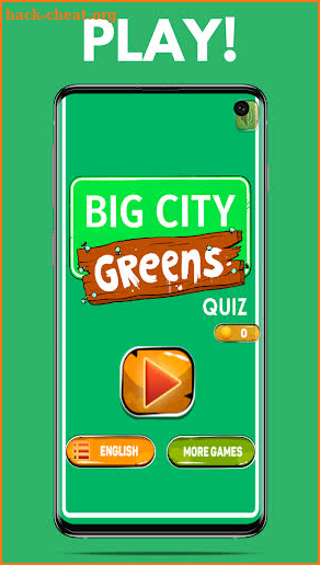 Big City Greens Games Quiz screenshot