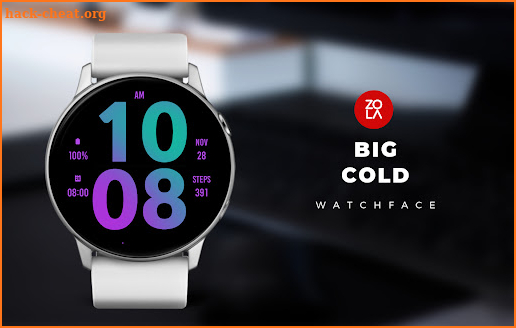 Big Cold Watch Face screenshot