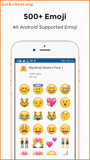 Big Emoji Stickers For Whatsapp screenshot