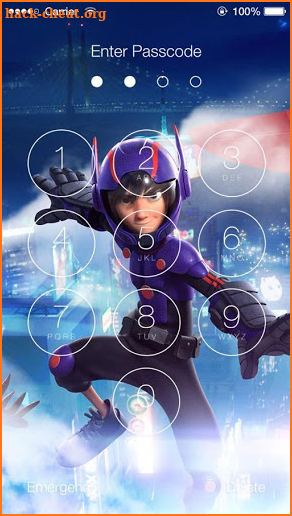 Big Hero 6 Lock Screen screenshot