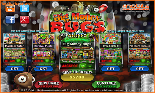 Big Money Lucky Lady Bugs Slots TV screenshot