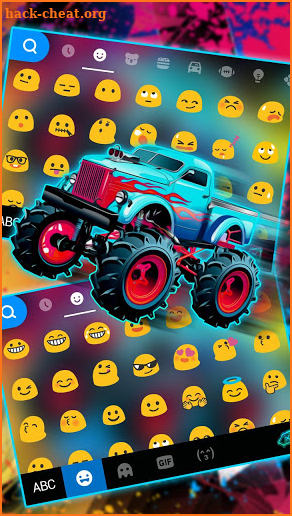 Big Monster Truck Keyboard Theme screenshot