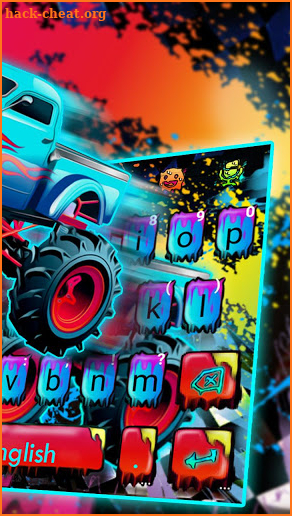 Big Monster Truck Keyboard Theme screenshot