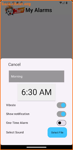 Big Mouth Alarm screenshot