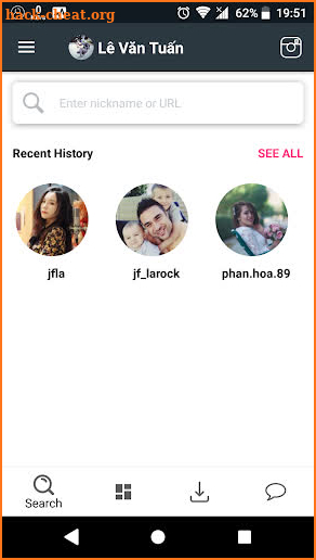 Big profile HD picture viewer & save for instagram screenshot