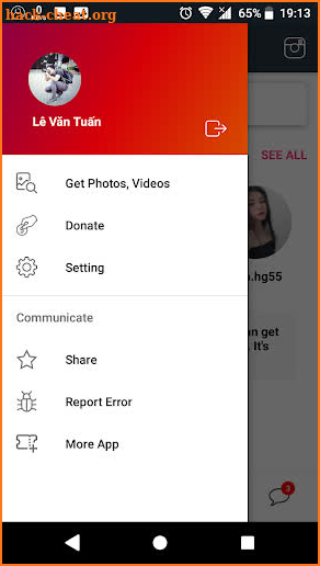 Big profile HD picture viewer & save for instagram screenshot
