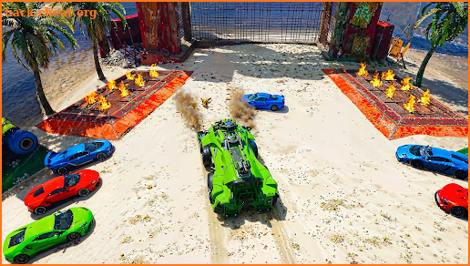 Big Ramp Jump - Super Car Race screenshot
