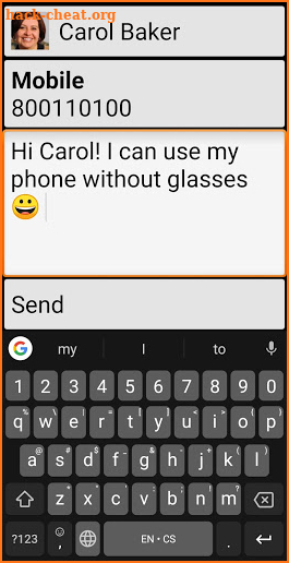 BIG SMS for Seniors screenshot
