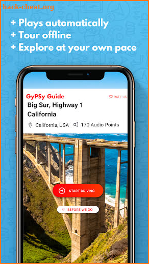 Big Sur Highway 1 GyPSy Guide screenshot
