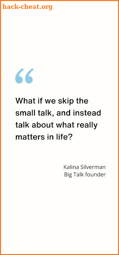 Big Talk: Skip the Small Talk screenshot