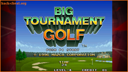 BIG TOURNAMENT GOLF ACA NEOGEO screenshot