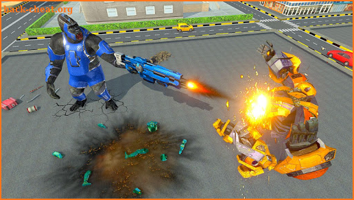 Bigfoot Gorilla Attack: Transforming Robot Monster screenshot