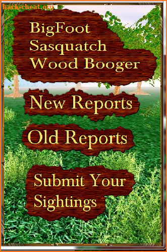 Bigfoot n Wood Booger Reports screenshot