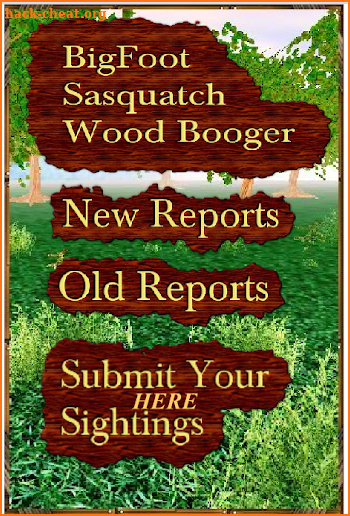 Bigfoot n Wood Booger Reports screenshot