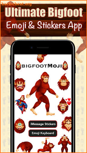 BigfootMoji - Sasquatch Emojis screenshot