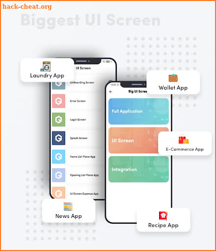 Biggest UI Kit - Flutter UI Kit in Flutter 2.0 screenshot
