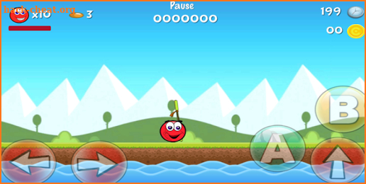 Biggy red ball 4,,adventure screenshot