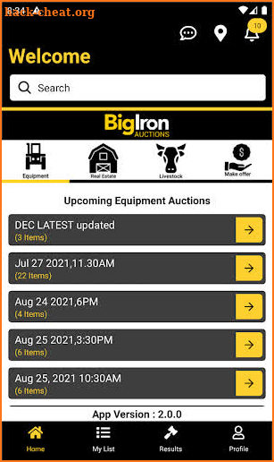 BigIron Auctions Mobile screenshot