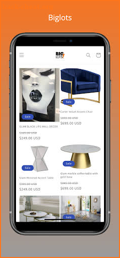 Biglot's: Online Furniture screenshot