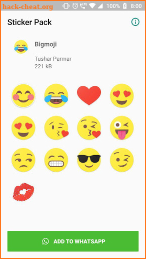 Bigmoji - Stickers for WhatsApp screenshot