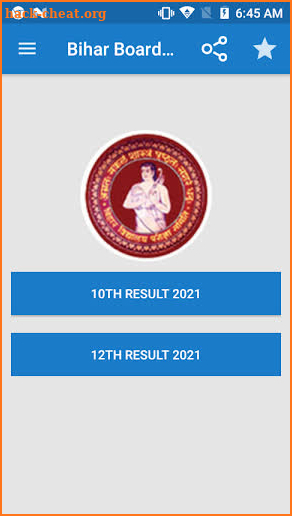 Bihar Board 10th & 12th Result 2021, BSEB Result screenshot